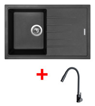 Sinks BEST 780 Granblack + ELASTA S černá matná 
